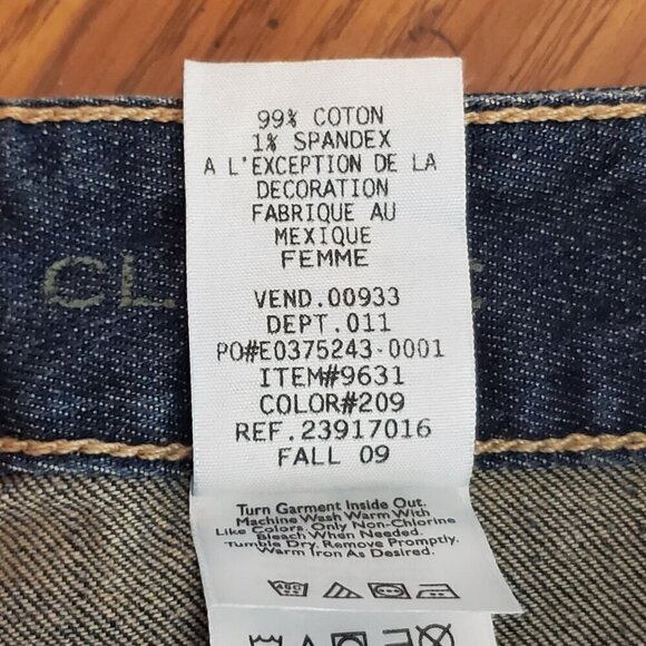 Eddie Bauer Womens 8L Flare Jeans 32x32 Repurposed Custom Patchwork Y2K 2009 - Picture 9 of 11